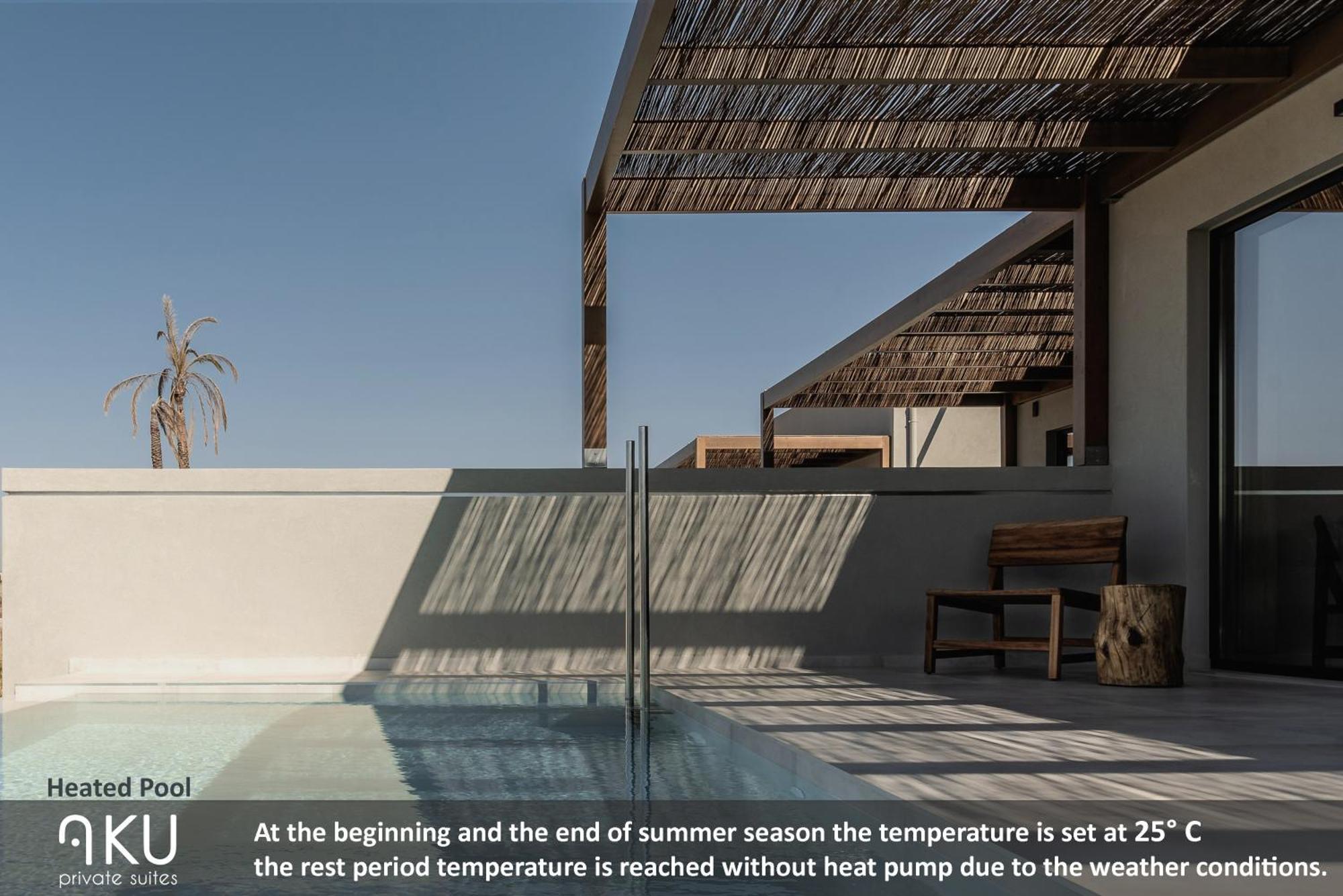 Aku Suites With Private Pools Stalida Zimmer foto